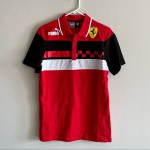 Scuderia Ferrari Race SDS Polo by Puma - Rosso Corsa